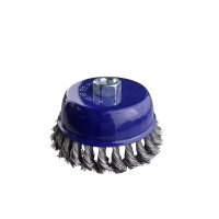 Щетка чашечная для УШМ 75 мм,3&quot;, витая,&quot;Maximum&quot; MX 17764