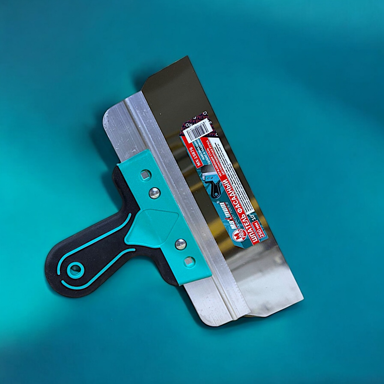 шпатель фасадный алюминиевый 250мм x 0.5 мм, 10&quot;, двухкомпонентная рукоятка, 410, &quot;maximum&quot; mx 15876 оптом