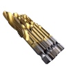 Сверла с метчиком HSS 6 предметов, М 3-М 10, шестигранный хвостовик, &quot;MAXIMUM&quot; MX 15609 оптом