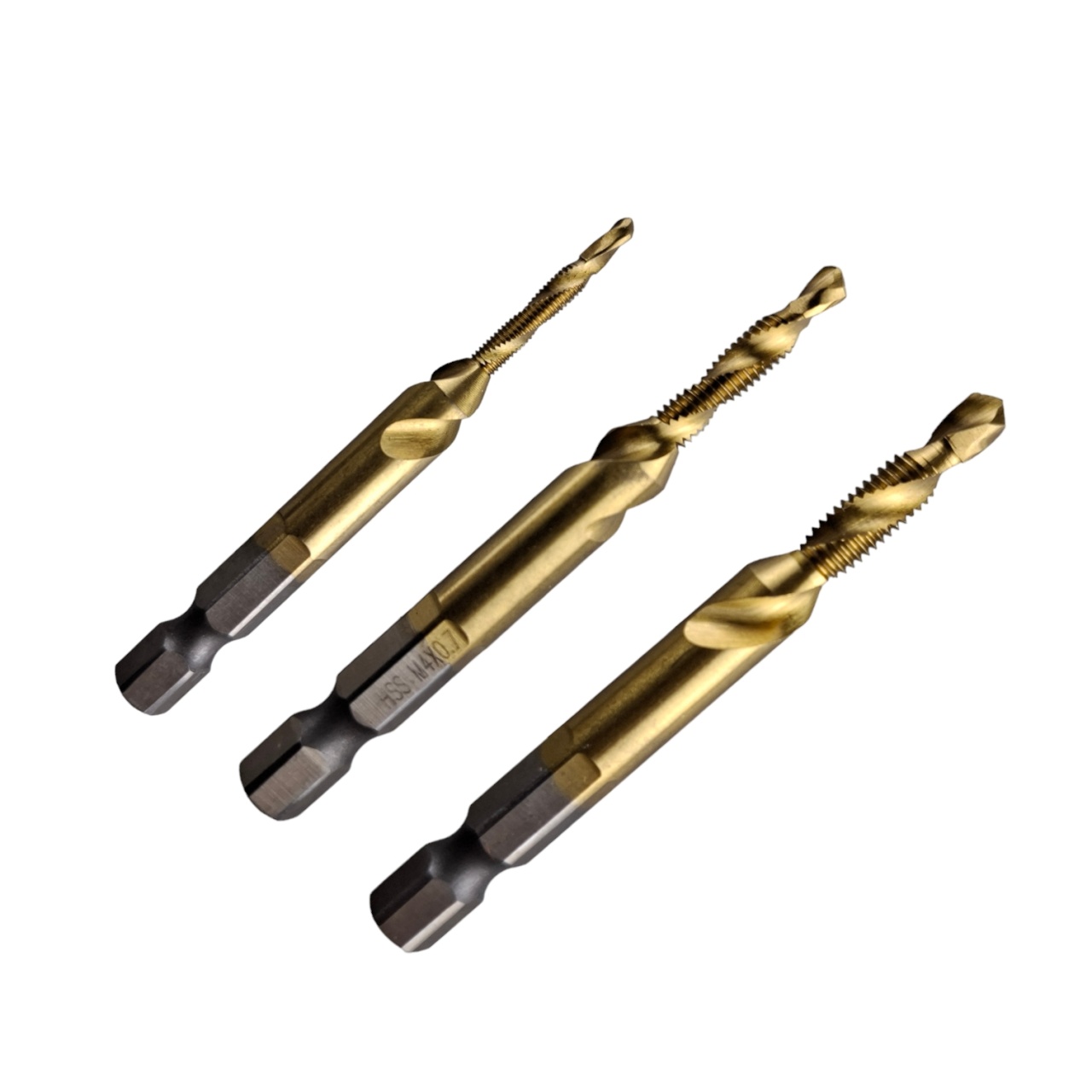 Сверла с метчиком HSS 6 предметов, М 3-М 10, шестигранный хвостовик, &quot;MAXIMUM&quot; MX 15609 оптом