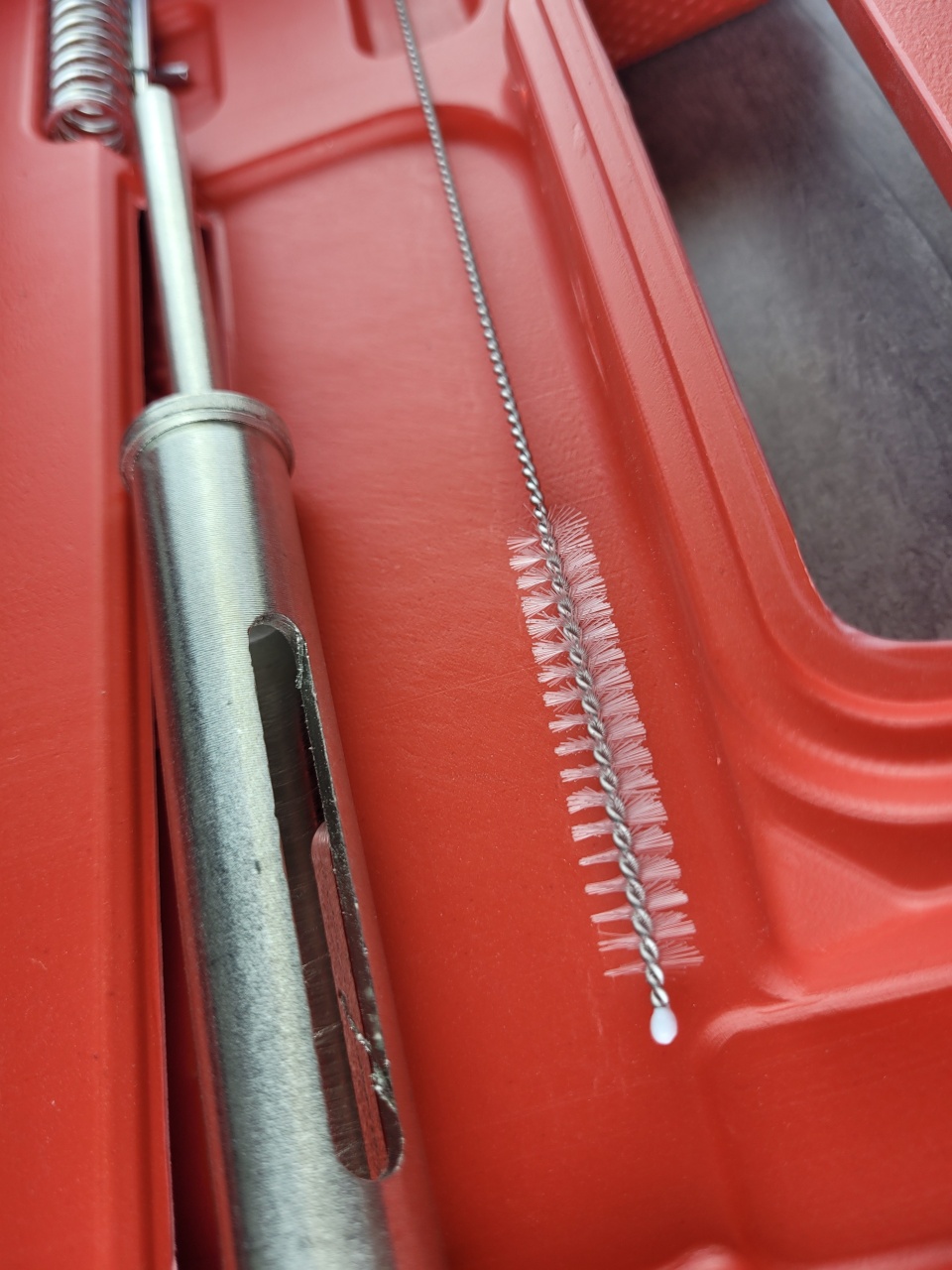 пороховой монтажный пистолет, красный, кейс, &quot;maximum&quot; mx 17122 (3528) оптом