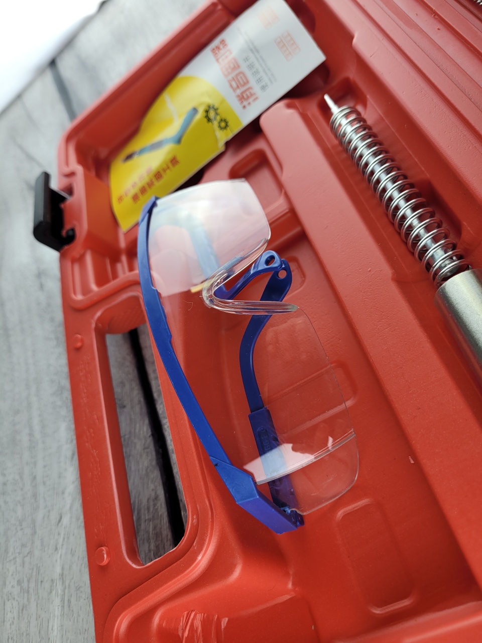 пороховой монтажный пистолет, красный, кейс, &quot;maximum&quot; mx 17122 (3528) оптом