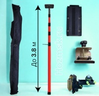 лазерный телескопический кронштейн 3,8м с переходником 1/4 дюйма и 5/8 дюйма, &quot;maximum&quot; mx 14572 оптом
