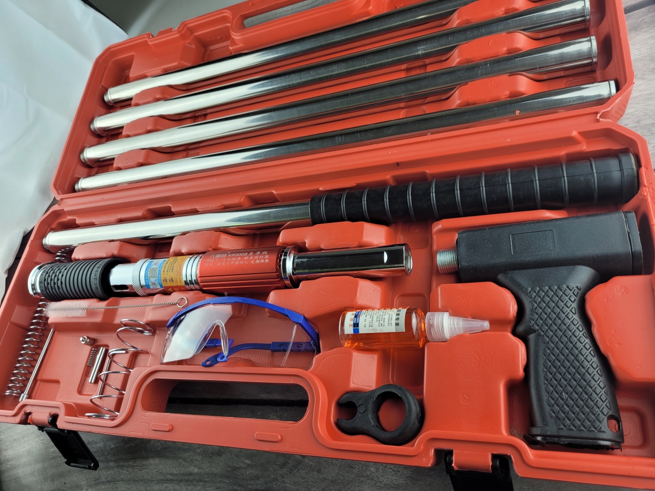 пороховой монтажный пистолет с удлинителями до 3,4 м, кейс, &quot;maximum&quot; mx 17139 (3529) оптом