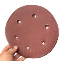 Шлифовальный круг на липучке 225 мм P 80, с отверстиями, &quot;MAXIMUM&quot; МХ 16309 (кратно 100 шт)  оптом