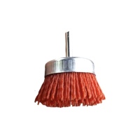 Щетка для дрели чашечная нейлоновая 65 мм, 2,5", со шпилькой, "MAXIMUM" MX 18266 оптом