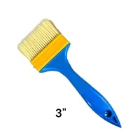 Кисть малярная плоская 75 мм, 3&quot;, нейлоновый ворс 43 мм, пластиковая рукоять, &quot;MAXIMUM&quot;